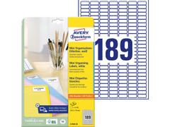 AVERY Etikett AVERY Mini 25,4x10mm (4725)