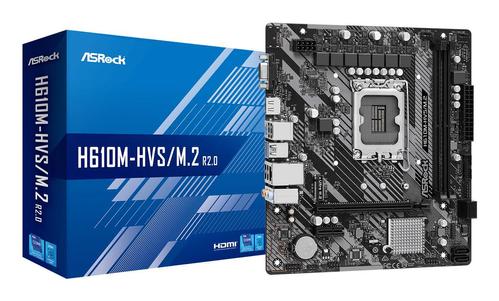 ASROCK Intel H610 Lga 1700 Micro Atx (H610M-HVS/M.2 R2.0)