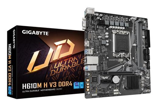 GIGABYTE Motherboard - Supports Intel (H610M H V3 DDR4)
