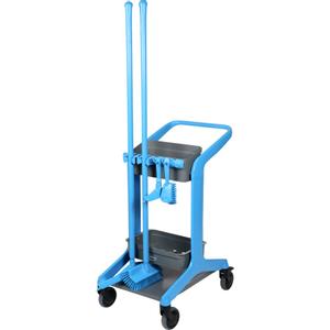 VIKAN Rengøringsvogn,  Vikan HyGo, 780mm, blå, usamlet, startpakke med tilbehør *Denne vare tages ikke retur* (1000026285)