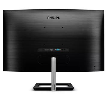 PHILIPS E-line 272E1CA - LED monitor - curved - 27" - 1920 x 1080 Full HD (1080p) @ 75 Hz - VA - 250 cd/m² - 3000:1 - 4 ms - HDMI, VGA, DisplayPort - speakers - textured black (272E1CA/00)