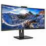 PHILIPS P-line 346P1CRH - LED monitor - curved - 34" - 3440 x 1440 WQHD @ 100 Hz - VA - 500 cd/m² - 3000:1 - DisplayHDR 400 - 4 ms - HDMI, DisplayPort,  USB-C - speakers - black texture (346P1CRH/00)