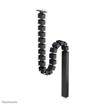 Neomounts by Newstar Cable Spine Organizer for sit/stand desk frames screw mounted magnetic channel black (ADS06-133BL)