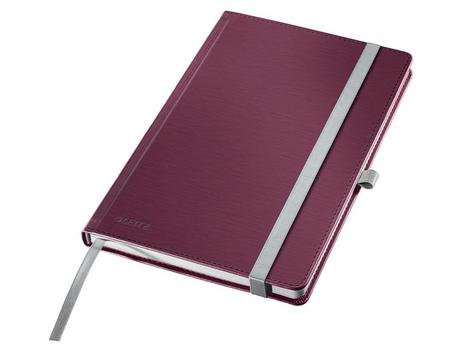 LEITZ Notatbok LEITZ style A5 linjer rød (44851028)