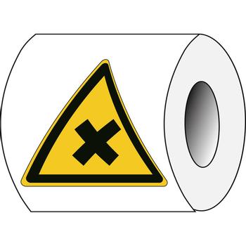 BRADY Warning Sign on Roll - PIC 321 (PIC 321 RL-TRI 025-B7541)