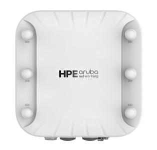 Hewlett Packard Enterprise Aruba AP-518 (RW) - Hardened - radio access point - ZigBee, Bluetooth,  Wi-Fi 6 - 2.4 GHz, 5 GHz (R4H02A)