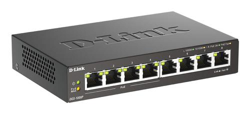 D-LINK Switch/ 8xG+F+ENet RJ45 19" PoE (DGS-1008P/E)