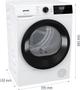 GORENJE Trockner DHNE83 8kg A+++ wh (20014508)