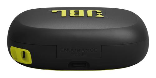 JBL Endurance Zone Trådløse ørepropper,  Open Ear (sort/ lime) opensound-teknologi med forbedret BASS, 32t spilletid m hurtiglading,  IP68 (JBLENDUZONEBLKL)