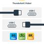 STARTECH 0.5M THUNDERBOLT 5 CABLE USB 40GBPS 240W (5A) POWER DELIVERY CABL (TBLT5MM50CM240W)