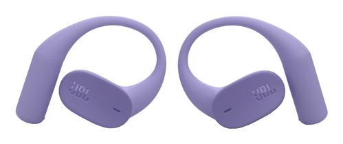 JBL Sense Lite Trådløse Ørepropper,  In Ear (lilla) IP54, luftledende,  opptil 32 timers spilletid,  OpenSound-teknologi (JBLSENSELITEPUR)