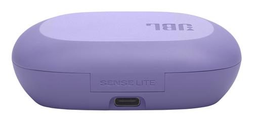 JBL Sense Lite Trådløse Ørepropper,  In Ear (lilla) IP54, luftledende,  opptil 32 timers spilletid,  OpenSound-teknologi (JBLSENSELITEPUR)