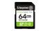 KINGSTON 64GB SDXC Canvas Select Plus Gen3 100MB/s C10 UHS-I U1 V10