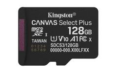 KINGSTON 128GB micSDXC Canvas Select Plus Gen3 150R A1 Single Pack w/o ADP