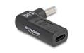 DELOCK Adapter USB Type-C female to HP 4.5 x 3.0 mm male 90°