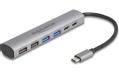 DELOCK 6-Port USB Hub: 4x Type-A, 2x Type-C™ Female