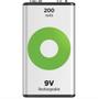GP ReCyko Rechargeable 9V-battery, 200 mAh, 1-pack
