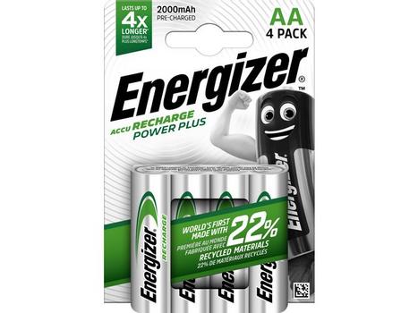 ENERGIZER Batteri ENERGIZER Recharge AA/ NH15(4) (417012)