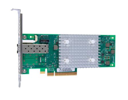 Hewlett Packard Enterprise StoreFabric SN1100Q 16Gb Single Port - Host bus adapter - PCIe 3.0 low profile - 16Gb Fibre Channel x 1 - for ProLiant DL325 Gen10, DL345 Gen10, DL365 Gen10, DX360 Gen10, XL220n Gen10, XL290n Gen1 (P9D93A)