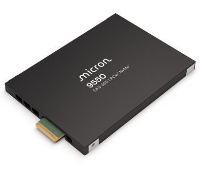 MICRON 9550 MAX - SSD - Enterprise,  Mixed Use - krypterat - 25.6 TB - inbyggd - E3.S - PCI Express 5.0 (NVMe) - TCG Opal Encryption 2.02 - TAA-kompatibel (MTFDLBQ25T6THB-1BK1DABYYR)