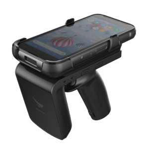 BLUEBIRD RFR900_ Impinj E710, RFID Region (EMEA) - 800Mhz, EF40X Standard Battery Mount, 3400mAh, 12.376Wh Standard Battery, IP42, 1 USB-C, 1.2M Drop, (RFR971-WX4S)