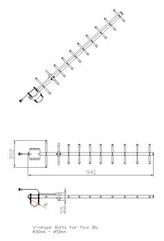 ALLNET ANT-868-12.5dbi-Yagi (ANT-868-12.5dbi-Yagi)