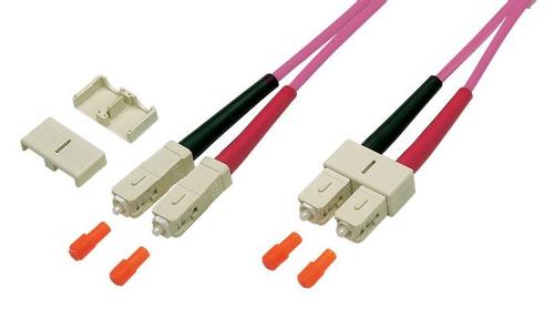 EFB ELEKTRONIK Duplex Jumper SC-SC 50/ 125, OM4, LSZH, violett, 3.0mm, 2m (O0318.2)