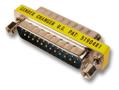 OEM Adapter Gender Changer, D-Sub 25pol.Stecker/D-Sub 25pol.Stecker