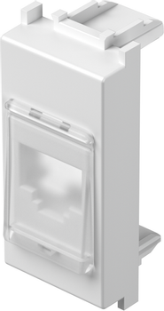 TEM Serie  Modul Steckdosen Keystone ADAPTER KS mit Staubschutz (KM38PW-U)