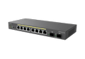 ENGENIUS FIT Switch 8-port GbE PoE.af/at(+) 55W, 2xSFP Desktop wall-mountable - EWS2910P-FIT