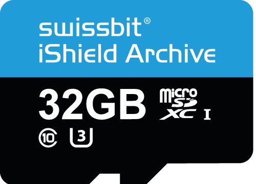 SWISSBIT PS-66u iShield Archive 32 GB microSD Card (SFSD032GN1PT1MT-I-6F-07P-SW6)