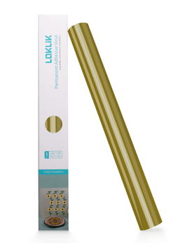 LOKLiK Permanent Adhesive Vinyl Glossy - Golden (SG-JST-0357-US-L-B2B)