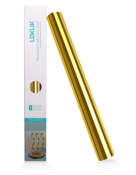 LOKLiK Permanent Adhesive Vinyl Mirror Metallic - Gold (SG-JST-0416-US-L-B2B)