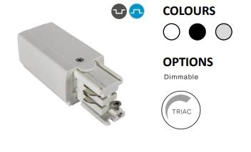 Powergear 3PH EINSPEISER,  LINKS, Schwarz, Aufbau (PRO-0431 L-B)