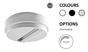 Powergear 3PH FESTER MONOPIONT FÜR SCHIENEN-ADAPTER,  Schwarz (PRO-C100-B)