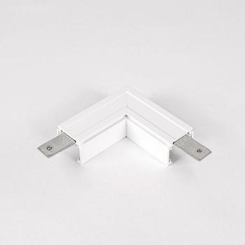 Powergear 48V L PROFIL Verbinder,  FLACH, LINKS, Weiß (PRO-N135FL-W)