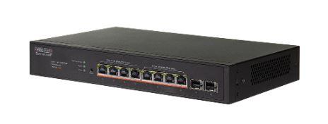 EDGE-CORE Switch L2 Lite 8x GE + 2G SFP, PoE++ 250W, ECS1100-10HP (M0TWL1100202A)