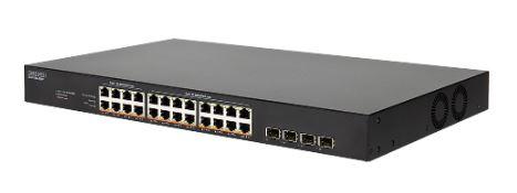 EDGE-CORE Switch L2 Lite 24 GE + 4G SFP, PoE+/++ 480W, ECS1100-28HP (M0TWL1120201A)