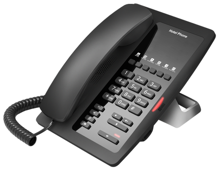 FANVIL H3W V2-Black, H3W-Black---WiFi Hotel Phone / SIP / POE / Wi-Fi (H3W V2-Black)