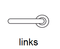 2N Zubehör Access Control  Elektronischer Türdrücker *linksdrückend*  L-Form (112044101L)