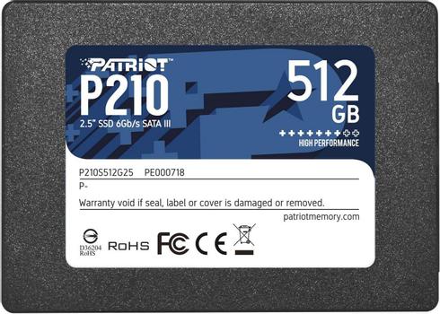PATRIOT/PDP P210 512 Gb 2.5" Serial Ata  (3904951)