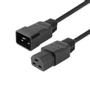 MICROCONNECT Power Cord C20 - C21 16A 0,5m