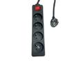 MICROCONNECT 4-way Power Strip on/off