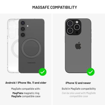 FIXED MAGMATE MagSafe holder med sugekopper Pink (FIXMM-PI)