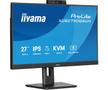 IIYAMA a ProLite XUB2790QSUH-B2 - LED monitor - 27" - 2560 x 1440 QHD @ 100 Hz - IPS - 250 cd/m² - 1300:1 - 0.4 ms - HDMI, DisplayPort, USB-C - speakers - black, matte