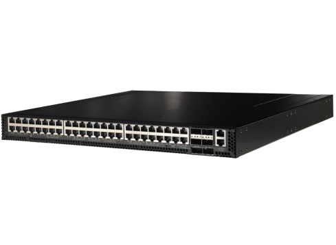 EDGE-CORE Open Networking Datacenter Switch •  AS5812-54T,  48 x 10GBASE-T ports and 6 x 40G QSFP+ ports (5812-54T-O-AC-F)