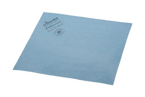VILEDA PVA mikrofiberklud i 38x35 cm. 5/pk i blå (143585)