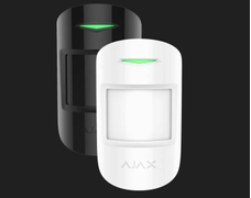 Ajax Combined IR motion detector and glass break detector with microphone