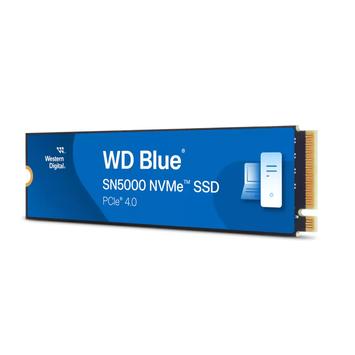 WD Blue SN5000 2TB NVMe PCIe 4.0 SSD M.2 - 5150MB/s lesehastighet,  4850MB/s skrivehastighet (WDS200T4B0E)
