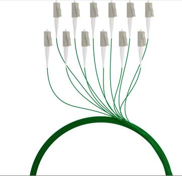 OEM LWL-Pigtail-LC 50/ 125u, 2mtr. OM2, Grün (O3481.2)